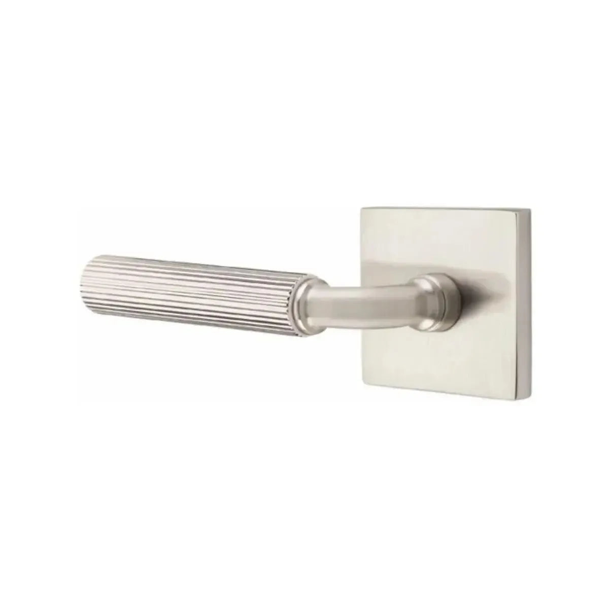 EmtekEmtek Select R-Bar Straight Knurled Lever with Square Rosette in 