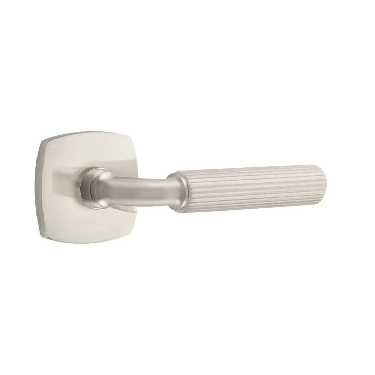 EmtekEmtek Select R-Bar Straight Knurled Lever with Urban Modern Rosette in 