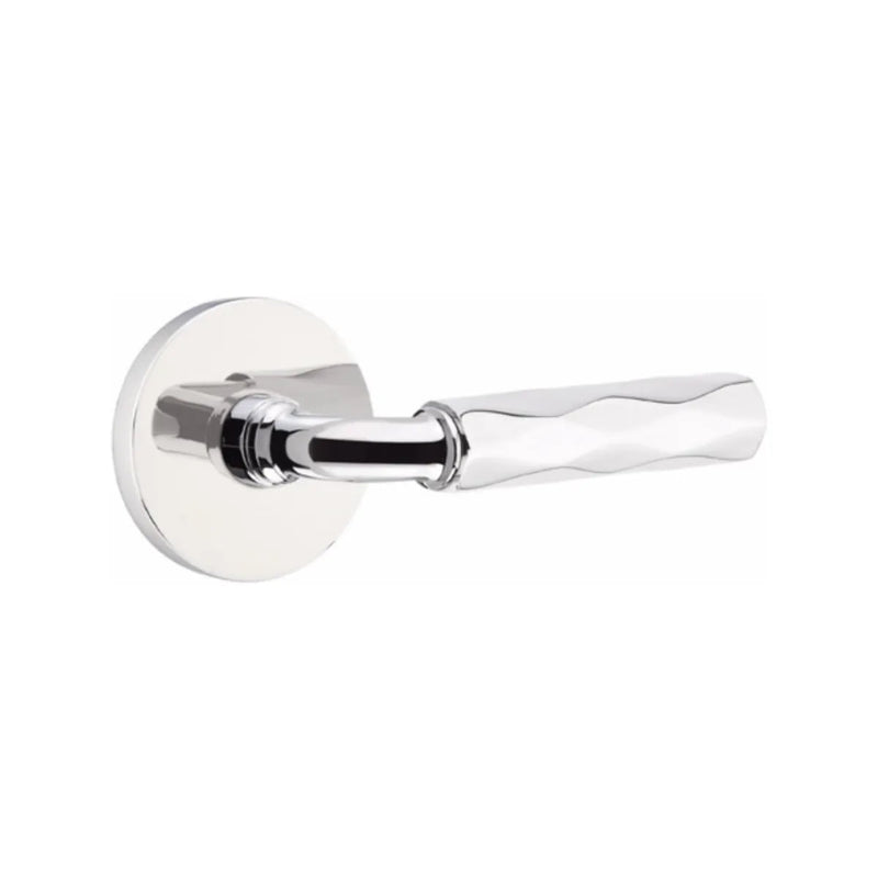 Emtek Select R-Bar Tribeca Lever with Disk Rosette in finish