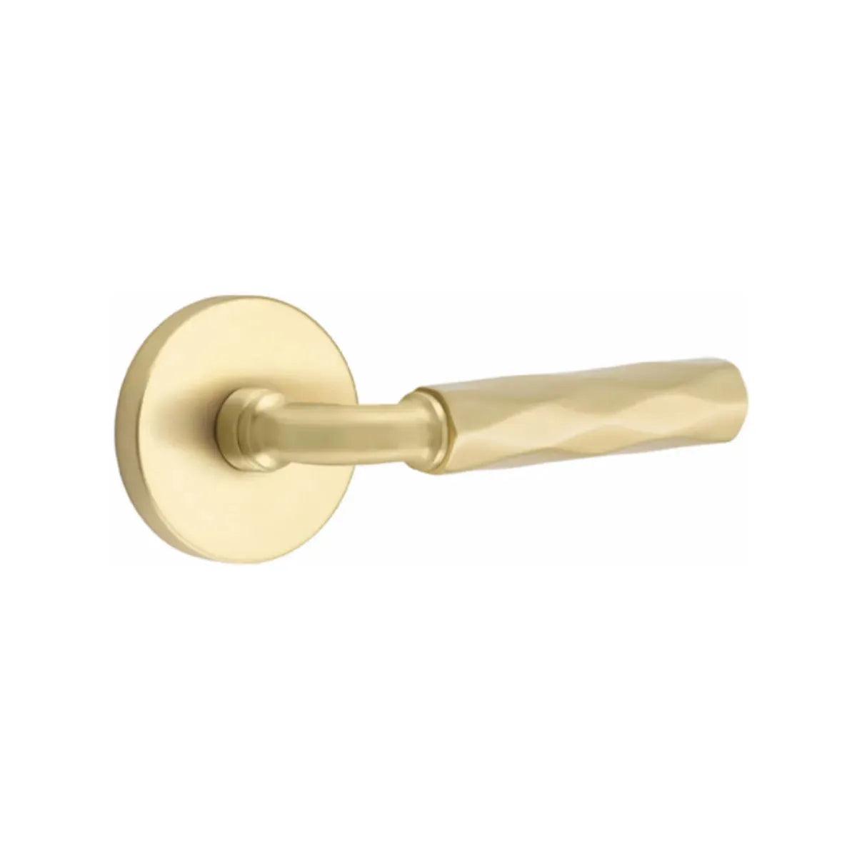 Emtek Select R-Bar Tribeca Lever with Disk Rosette 