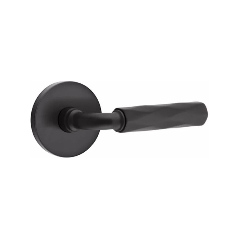 Emtek Select R-Bar Tribeca Lever with Disk Rosette in finish