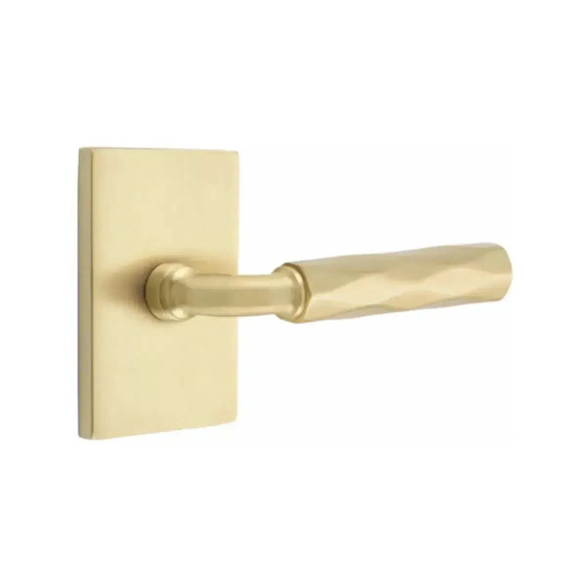 EmtekEmtek Select R-Bar Tribeca Lever with Modern Rectangular Rosette in 