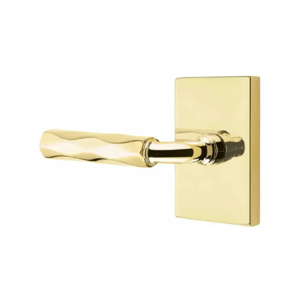 EmtekEmtek Select R-Bar Tribeca Lever with Modern Rectangular Rosette in 