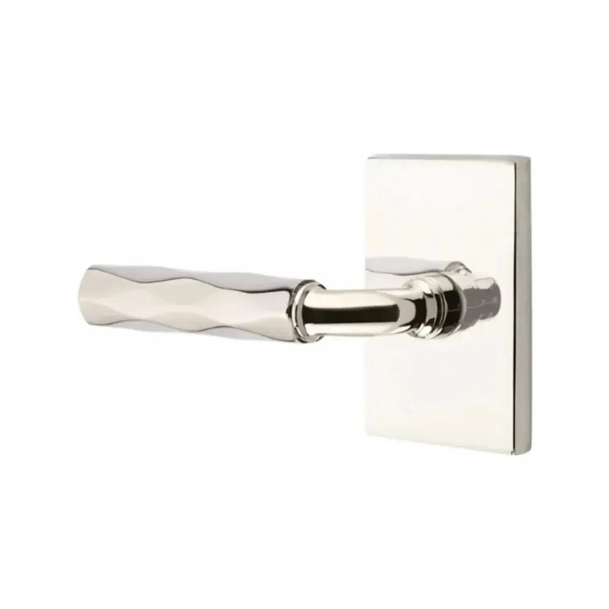 EmtekEmtek Select R-Bar Tribeca Lever with Modern Rectangular Rosette in 
