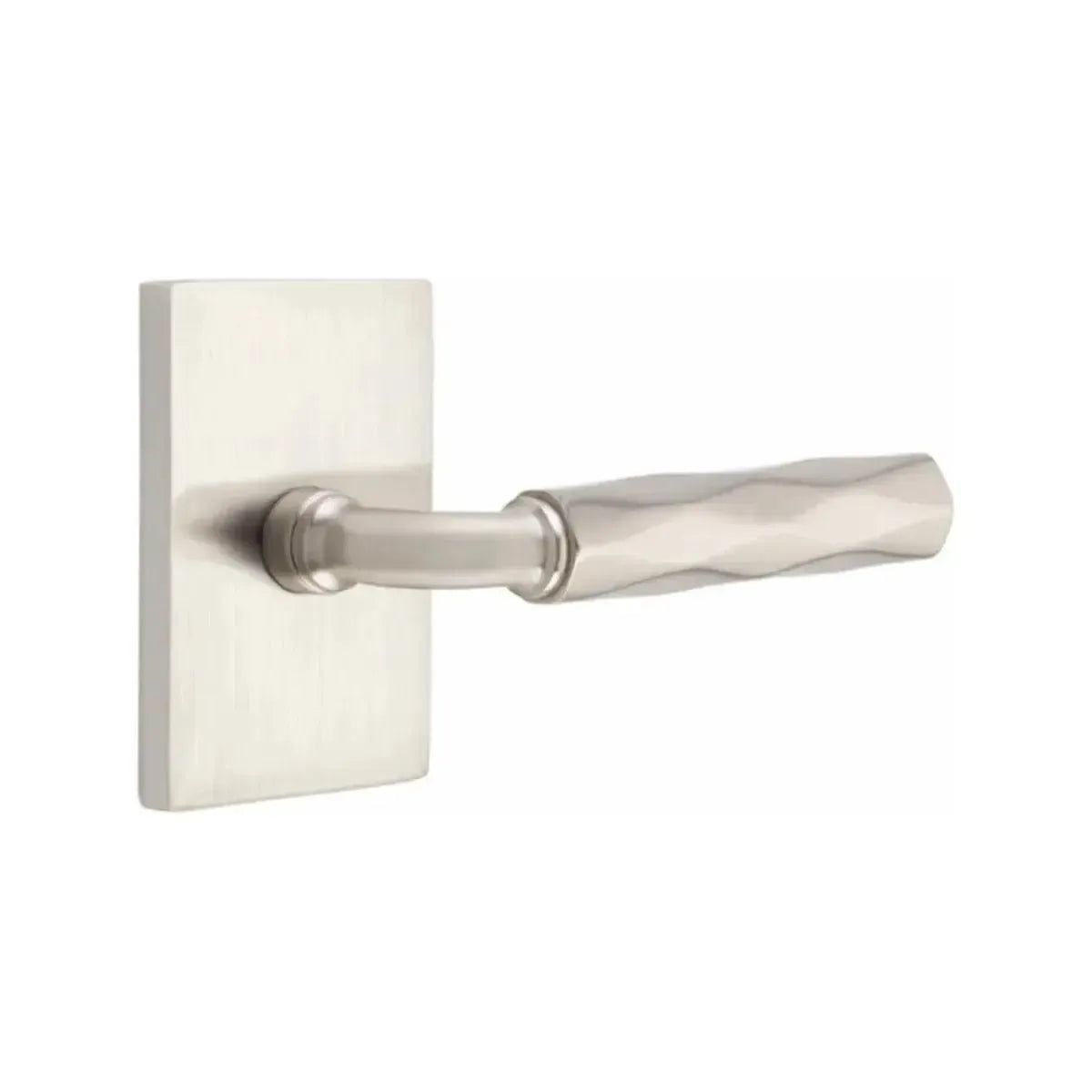 EmtekEmtek Select R-Bar Tribeca Lever with Modern Rectangular Rosette in 