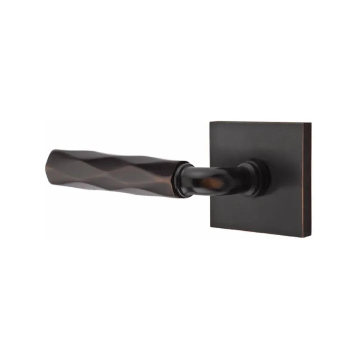 Emtek Select R-Bar Tribeca Lever with Square Rosette 