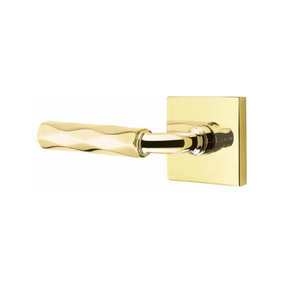 Emtek Select R-Bar Tribeca Lever with Square Rosette 