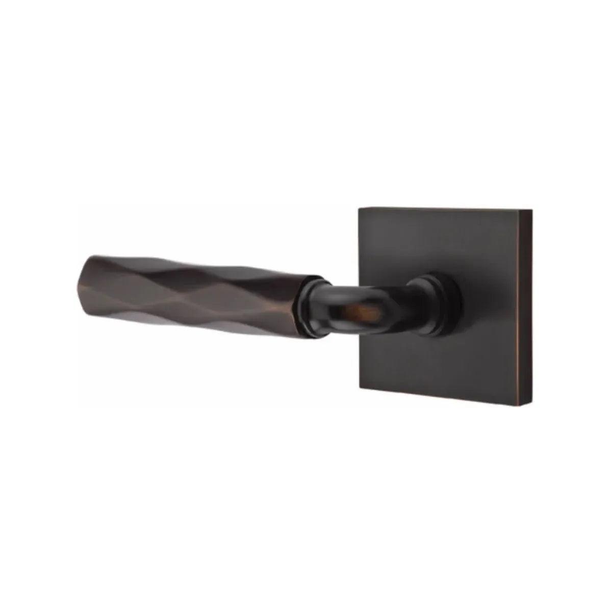 Emtek Select R-Bar Tribeca Lever with Square Rosette 