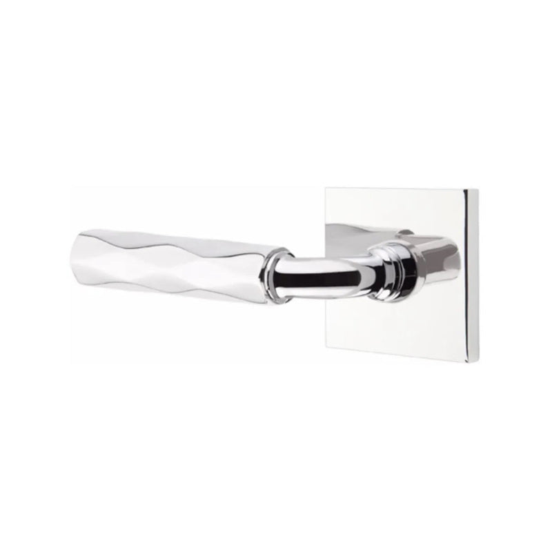 Emtek Select R-Bar Tribeca Lever with Square Rosette in finish