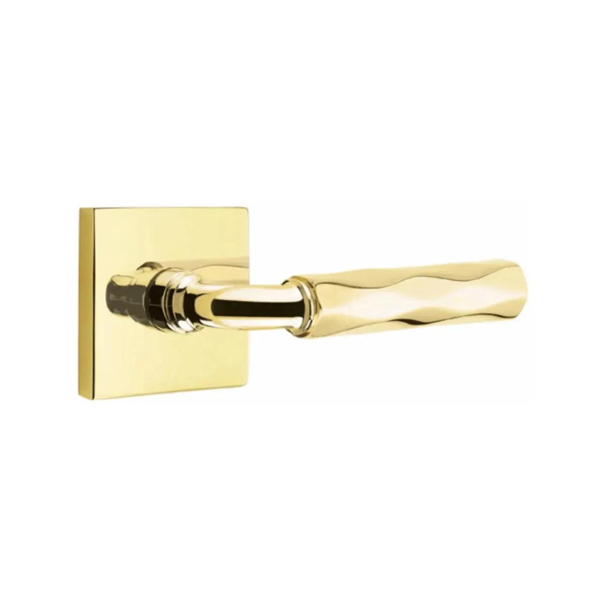Emtek Select R-Bar Tribeca Lever with Square Rosette 