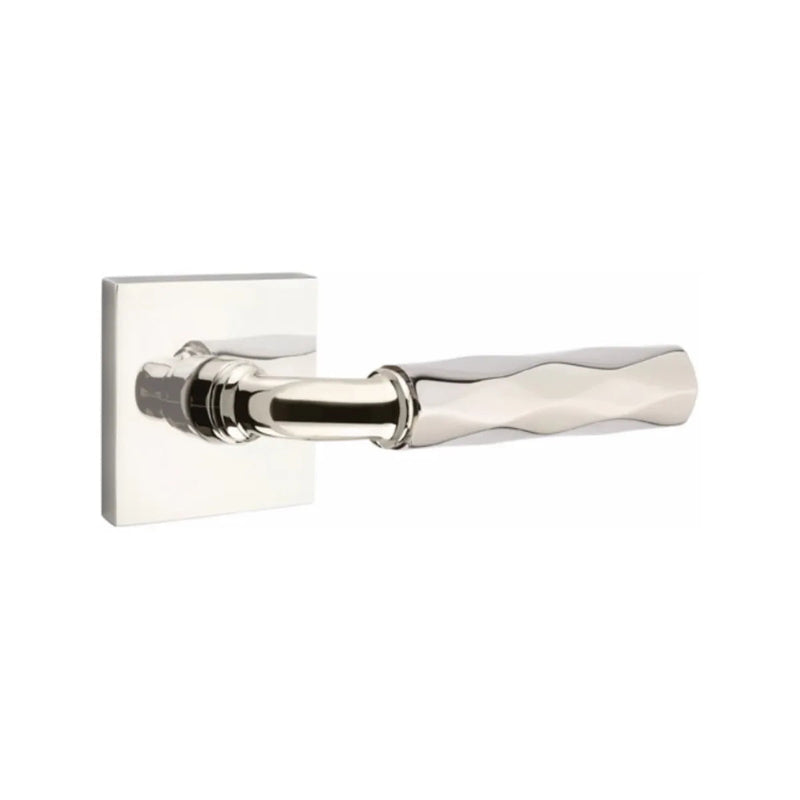 Emtek Select R-Bar Tribeca Lever with Square Rosette in finish