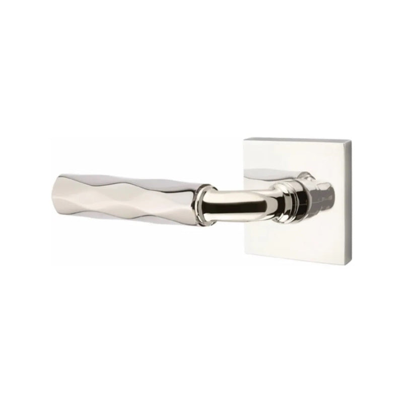 Emtek Select R-Bar Tribeca Lever with Square Rosette in finish