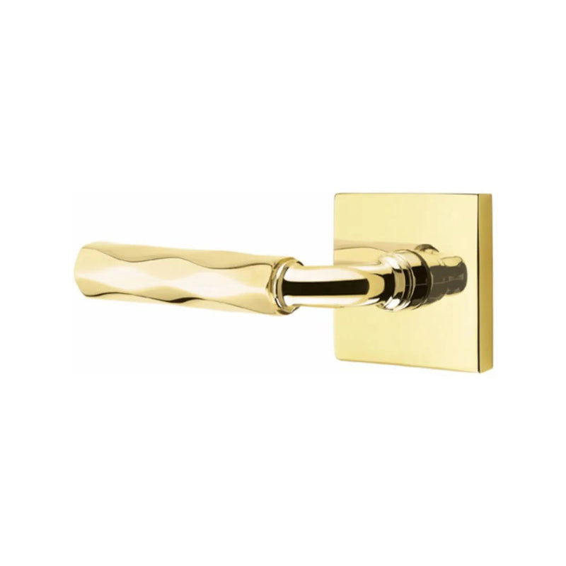 Emtek Select R-Bar Tribeca Lever with Square Rosette in finish