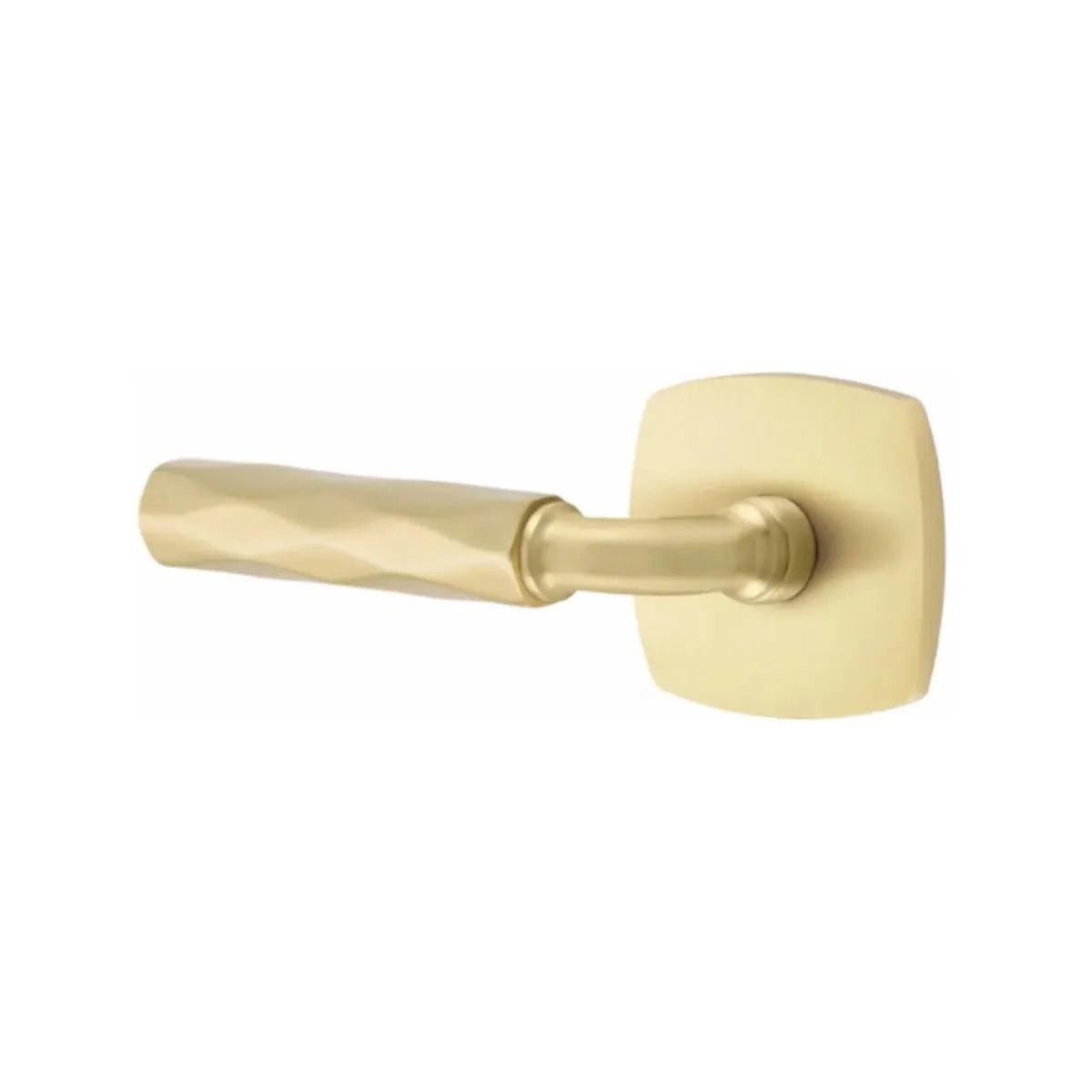 Emtek Select R-Bar Tribeca Lever with Urban Modern Rosette 