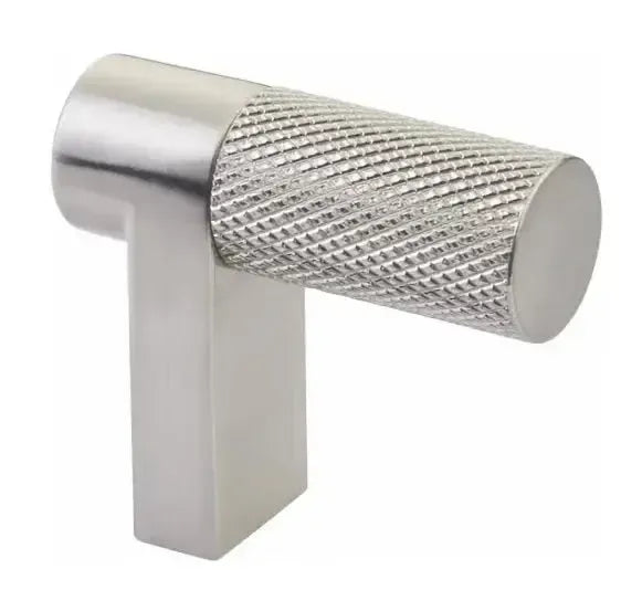 Emtek Select Rectangular Knurled Cabinet Finger Pull in 