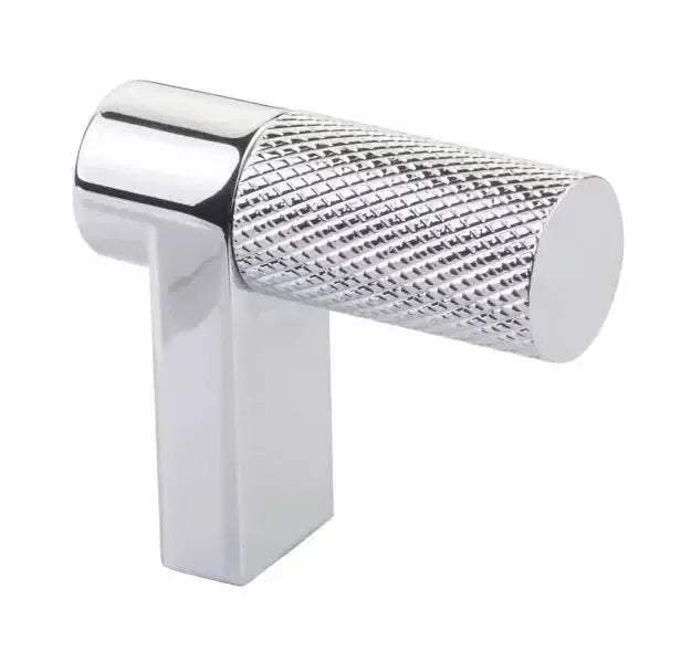 Emtek Select Rectangular Knurled Cabinet Finger Pull in 