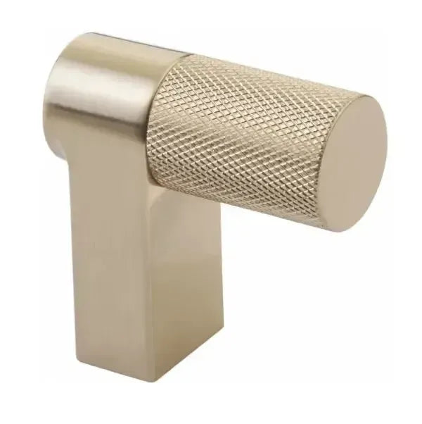 Emtek Select Rectangular Knurled Cabinet Finger Pull in 