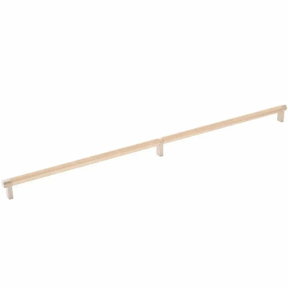 Emtek Select Rectangular Stem Knurled Cabinet Pull in 