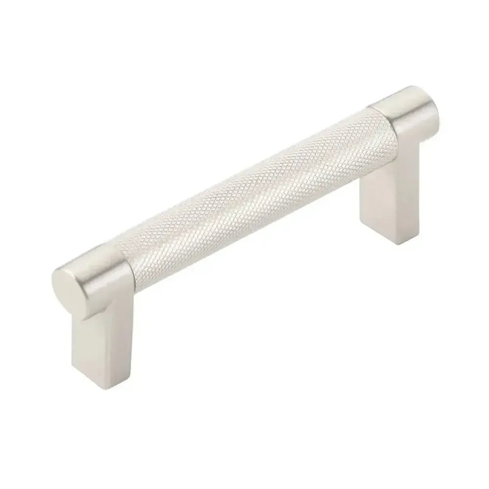 Emtek Select Rectangular Stem Knurled Cabinet Pull in 