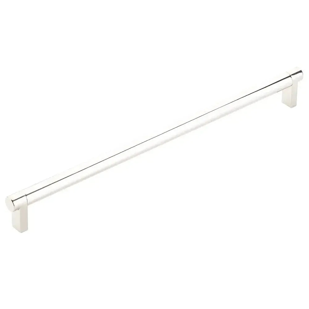 Emtek Select Rectangular Stem Smooth Cabinet Pull in 