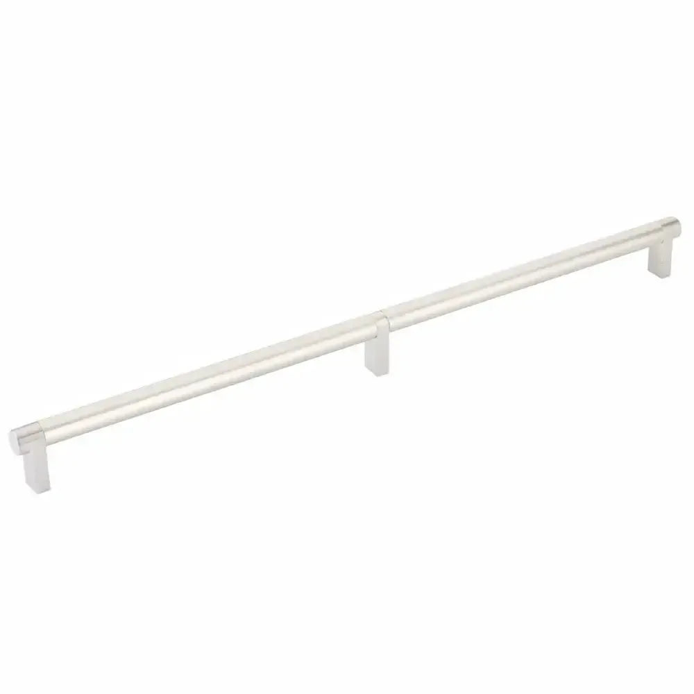 Emtek Select Rectangular Stem Smooth Cabinet Pull in 