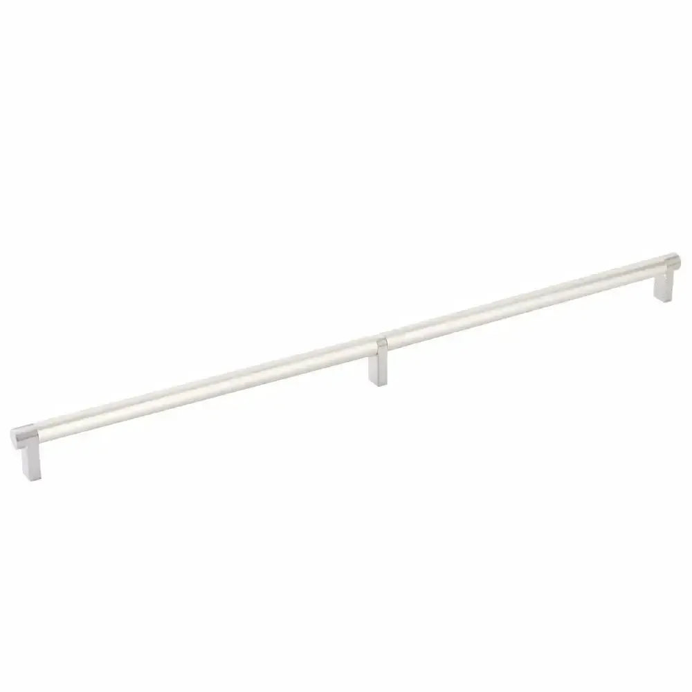Emtek Select Rectangular Stem Smooth Cabinet Pull in 