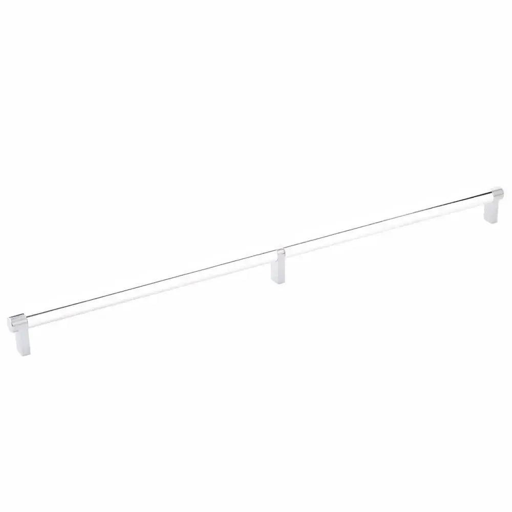 Emtek Select Rectangular Stem Smooth Cabinet Pull in 
