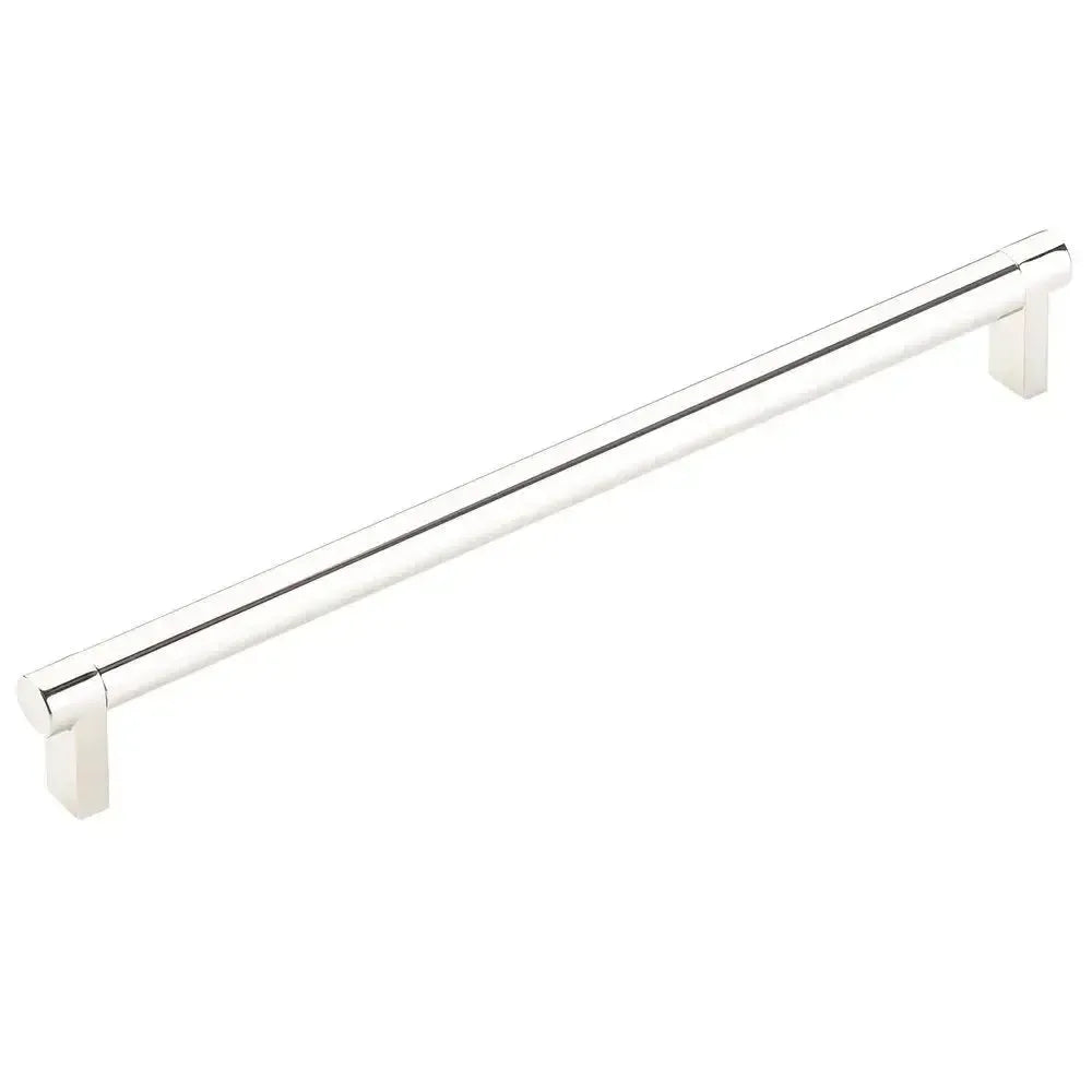 Emtek Select Rectangular Stem Smooth Cabinet Pull in 