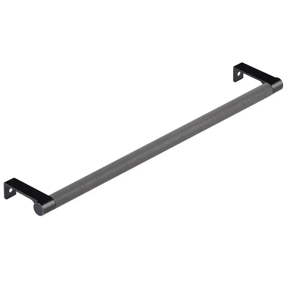 Emtek Select Round Knurled Cabinet Edge Pull in 