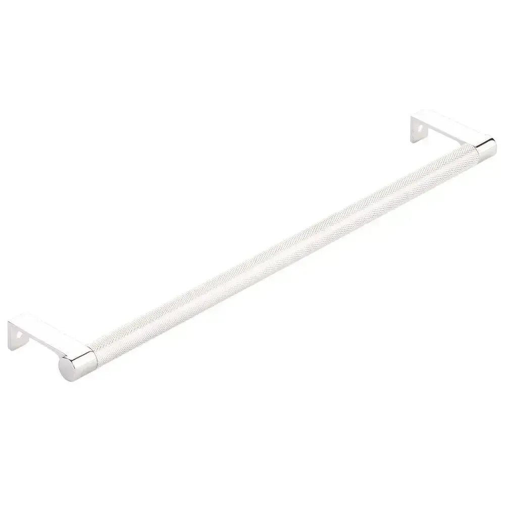 Emtek Select Round Knurled Cabinet Edge Pull in 