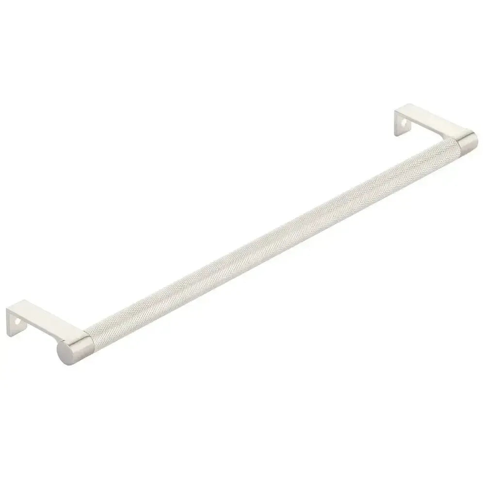Emtek Select Round Knurled Cabinet Edge Pull in 