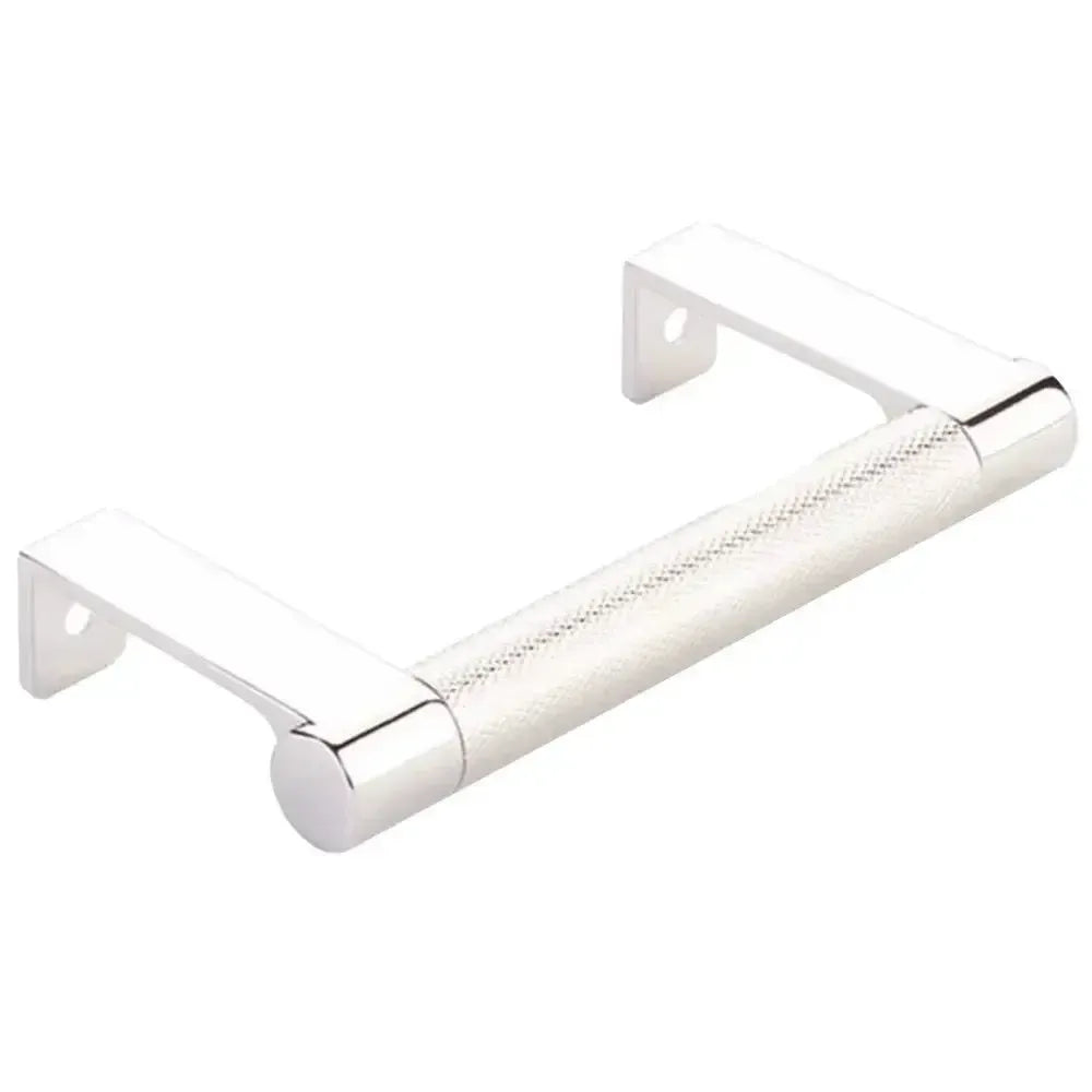 Emtek Select Round Knurled Cabinet Edge Pull in 
