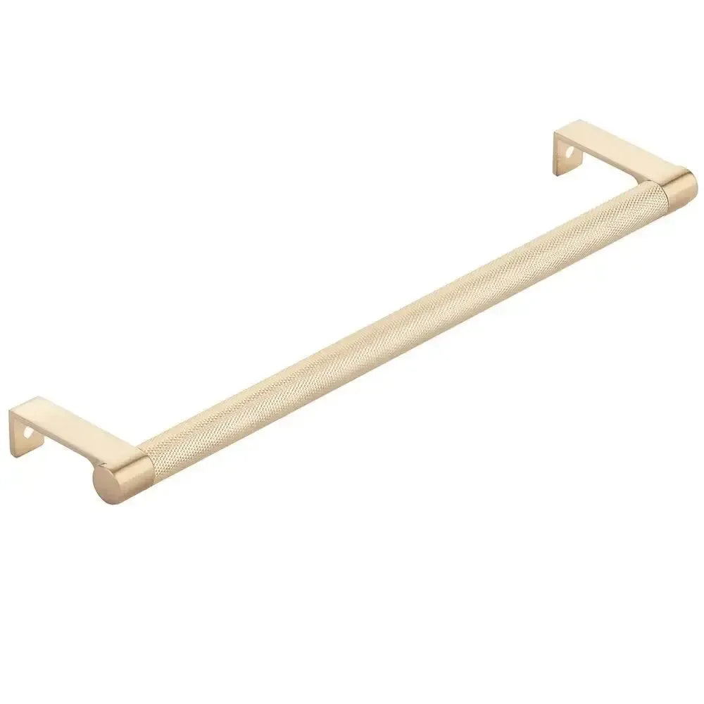 Emtek Select Round Knurled Cabinet Edge Pull in 