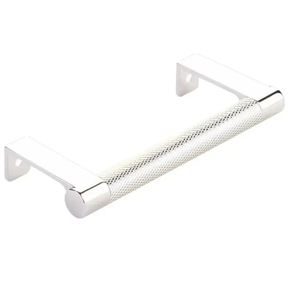 Emtek Select Round Knurled Cabinet Edge Pull in 