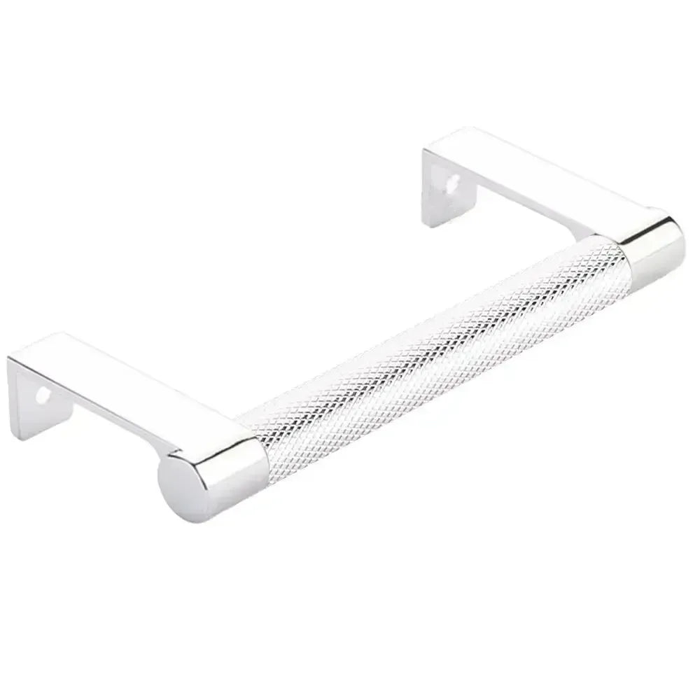 Emtek Select Round Knurled Cabinet Edge Pull in 
