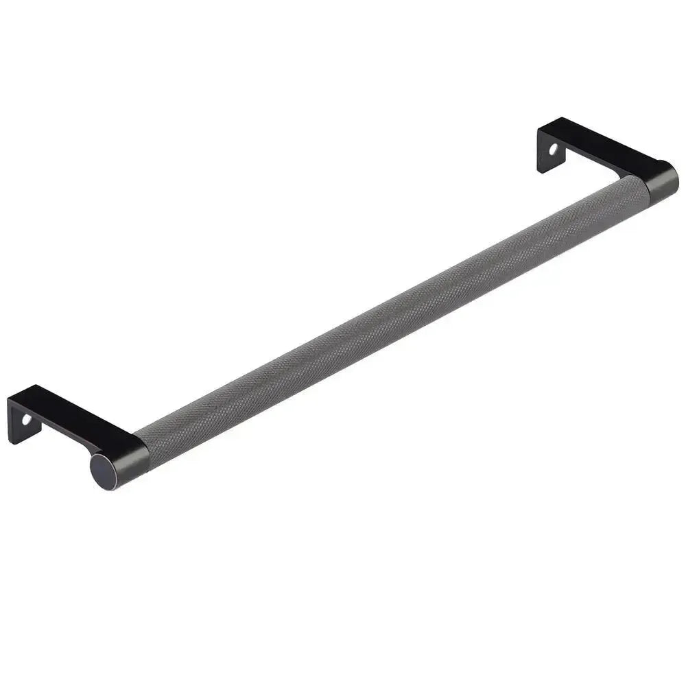 Emtek Select Round Knurled Cabinet Edge Pull in 