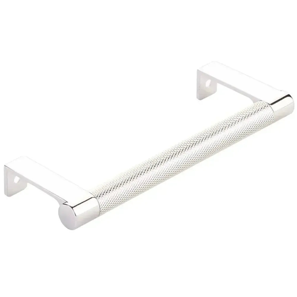 Emtek Select Round Knurled Cabinet Edge Pull in 