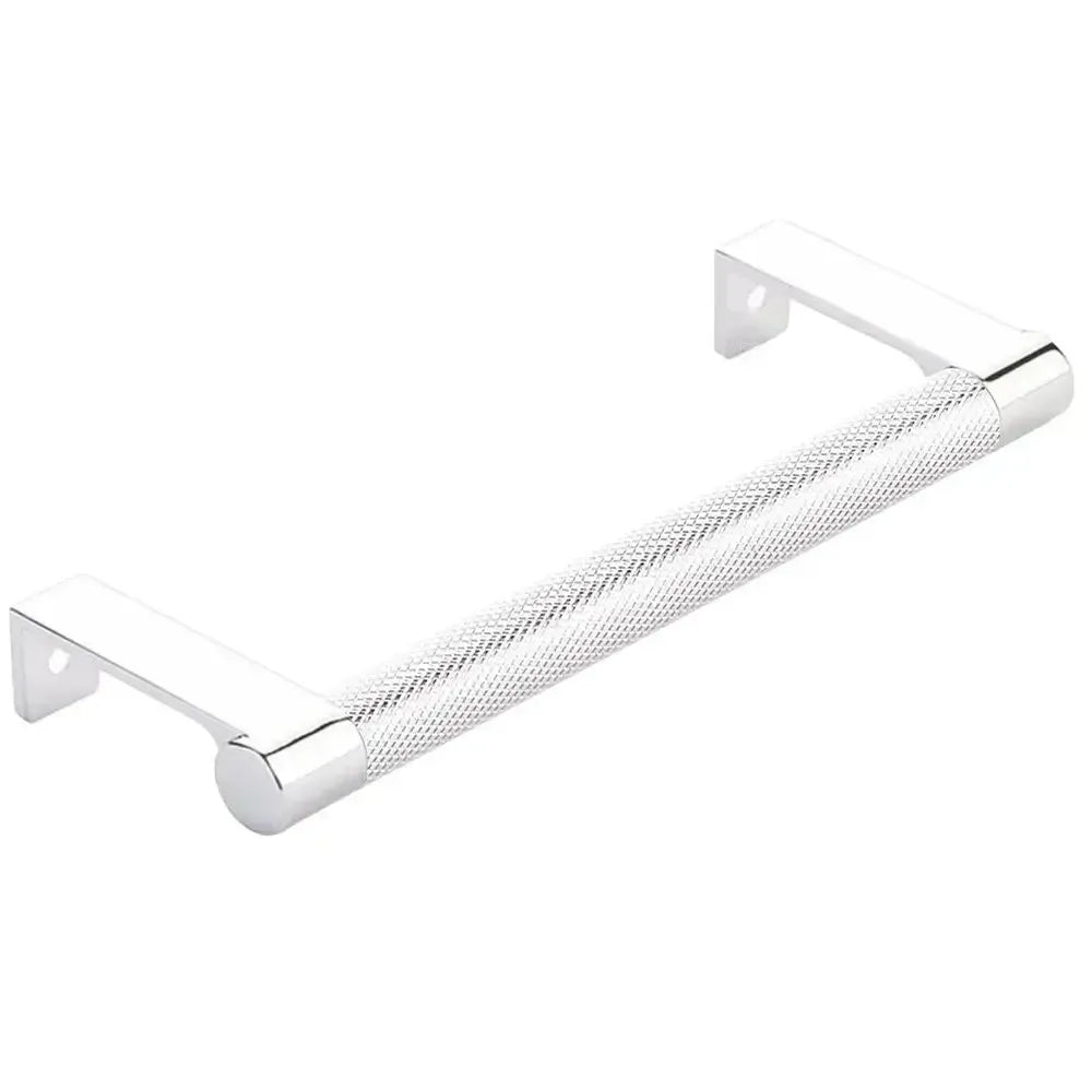 Emtek Select Round Knurled Cabinet Edge Pull in 