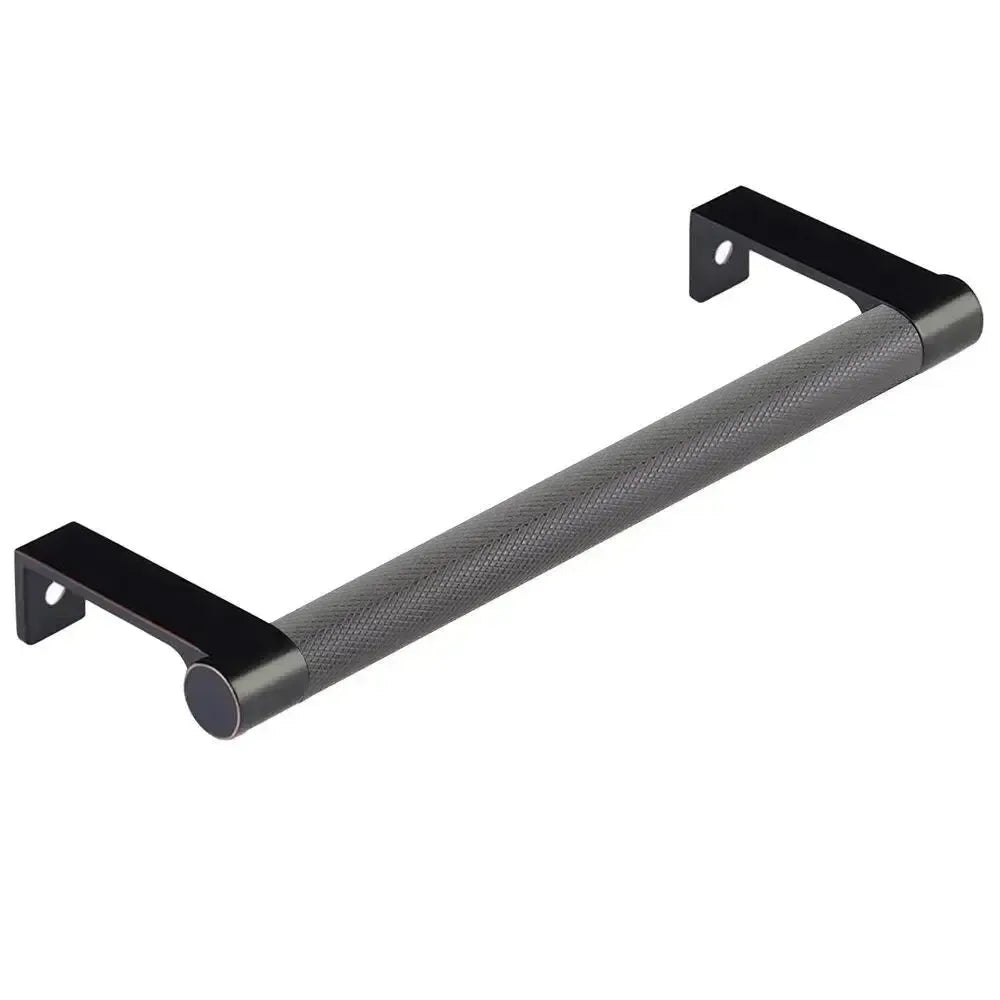 Emtek Select Round Knurled Cabinet Edge Pull in 