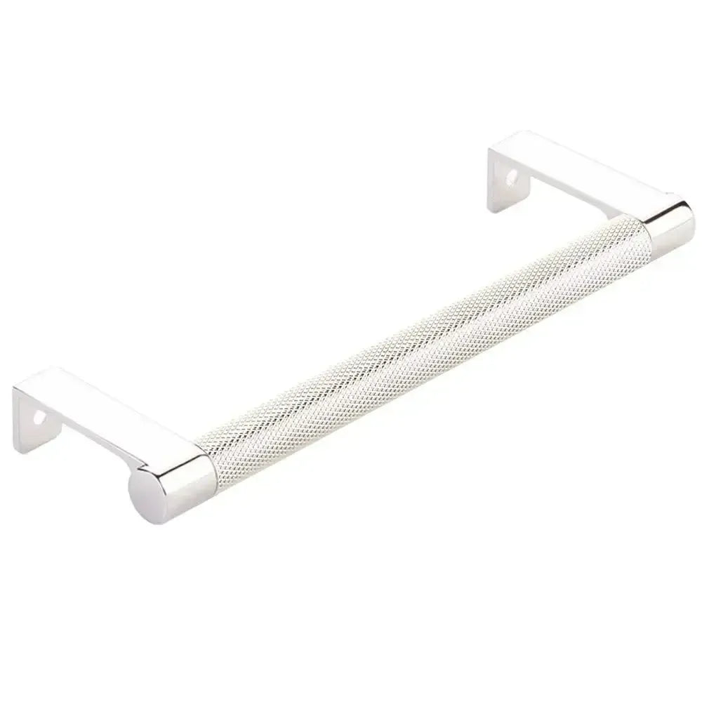 Emtek Select Round Knurled Cabinet Edge Pull in 