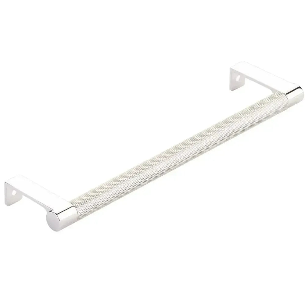 Emtek Select Round Knurled Cabinet Edge Pull in 