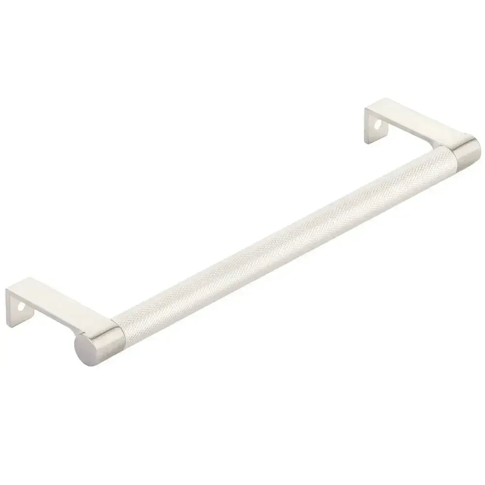 Emtek Select Round Knurled Cabinet Edge Pull in 