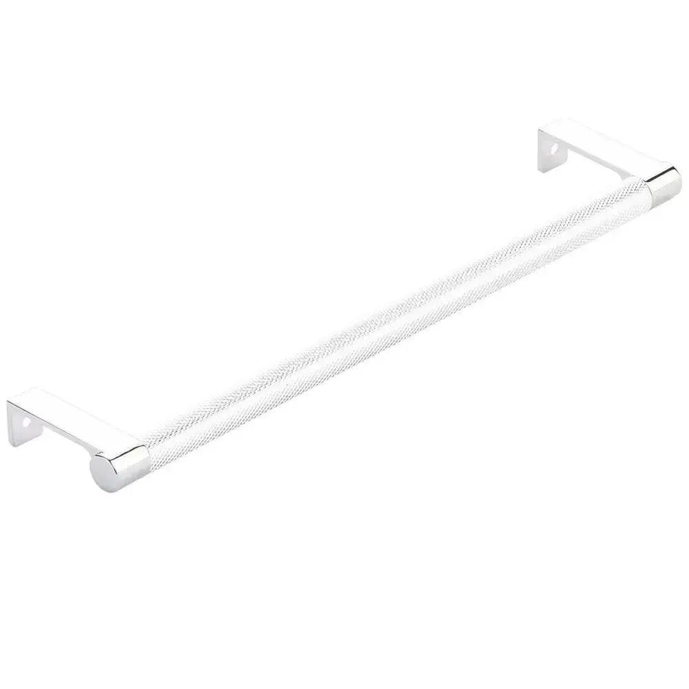 Emtek Select Round Knurled Cabinet Edge Pull in 