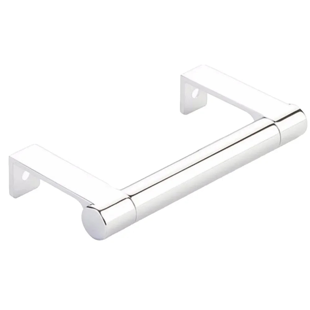 Emtek Select Round Smooth Cabinet Edge Pull in Polished Chrome finish