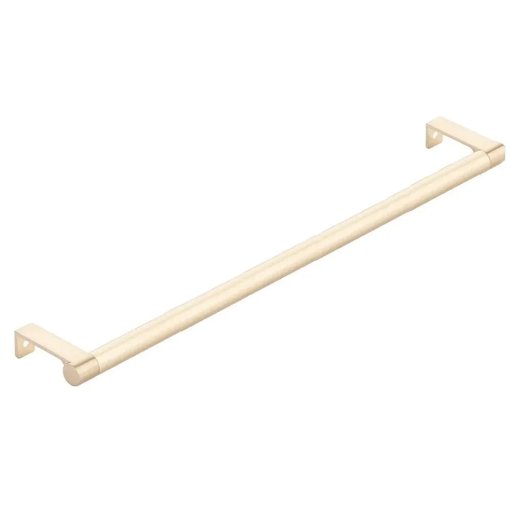 Emtek Select Round Smooth Cabinet Edge Pull in Satin Brass finish