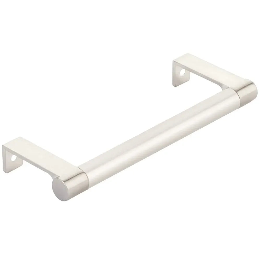 Emtek Select Round Smooth Cabinet Edge Pull in Satin Nickel finish