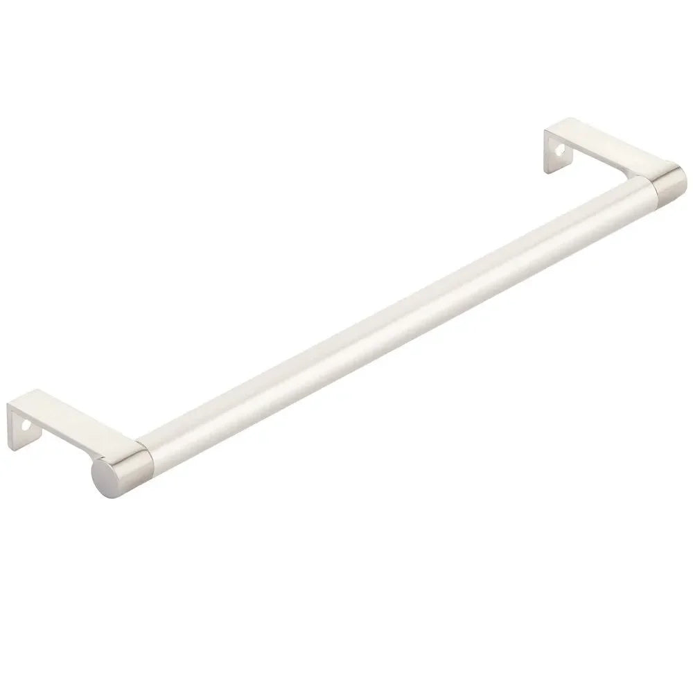 Emtek Select Round Smooth Cabinet Edge Pull in Satin Nickel finish
