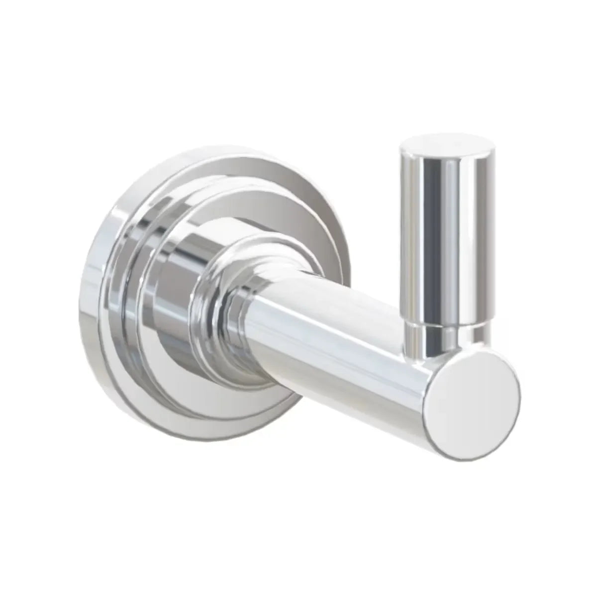 EmtekEmtek Select Round Stem with Smooth Tip Single Hook with Step Disk Rosette in 