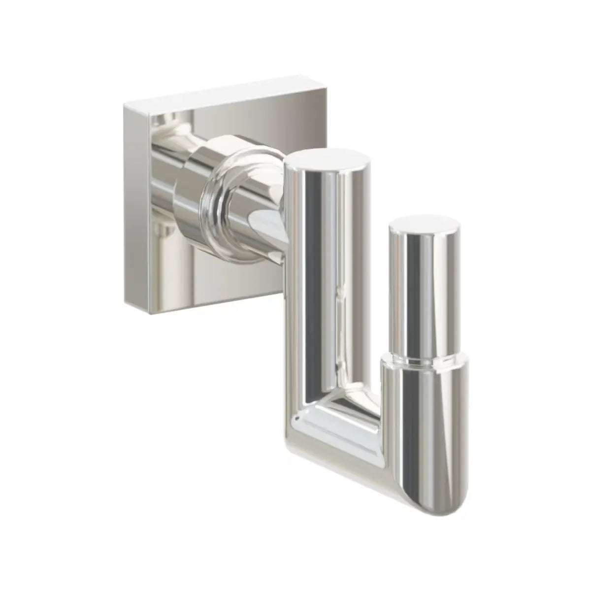 EmtekEmtek Select Round Stem with Smooth Tip U Hook with Small Square Rosette in 