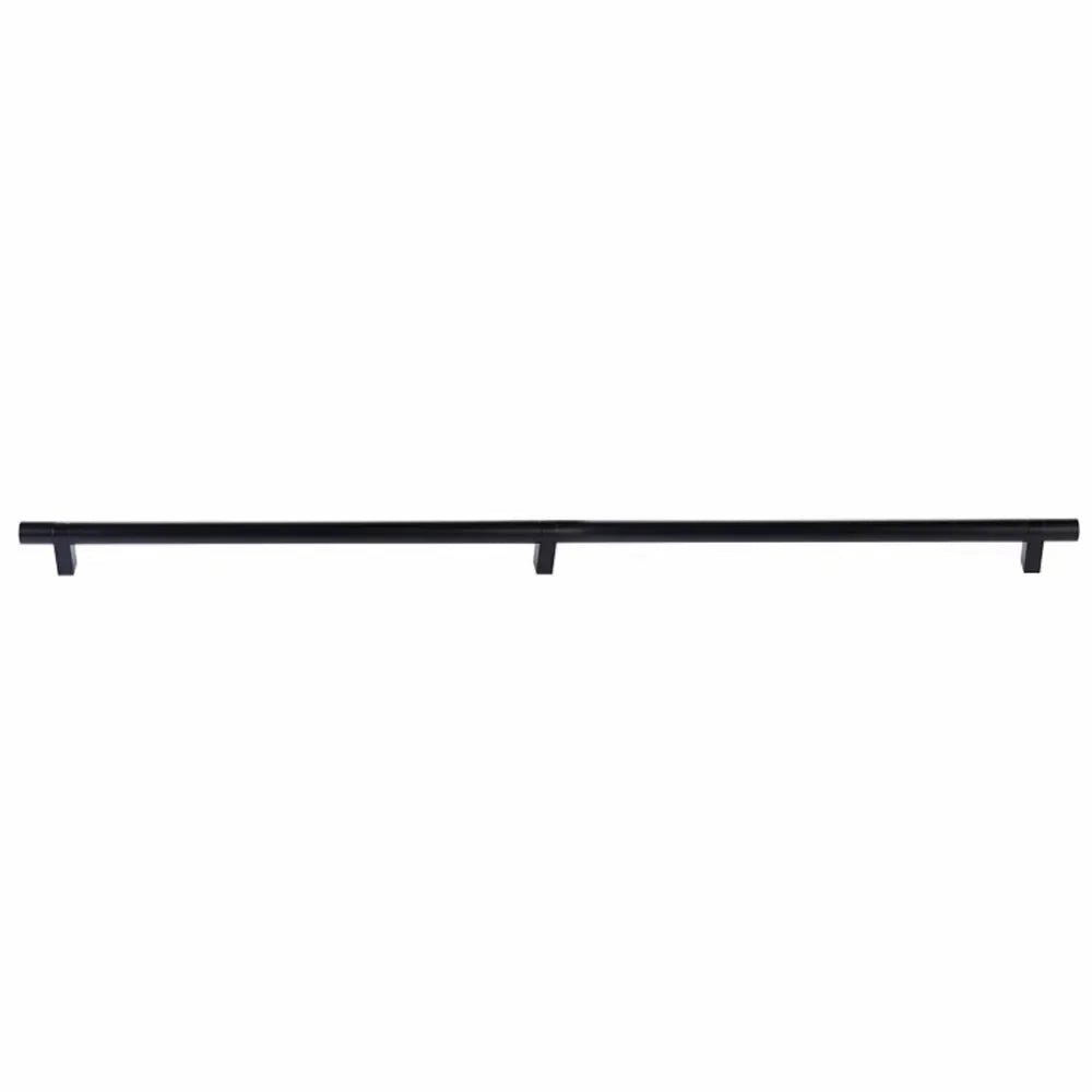 The Emtek Select Smooth Appliance Bar Pull, 36" C-to-C in Flat Black finish
